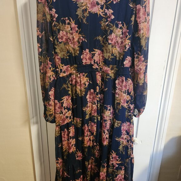 Sofia Jeans Women's Plus Size Cutout Maxi Dress with Long Sleeves NWT - Picture 6 of 6